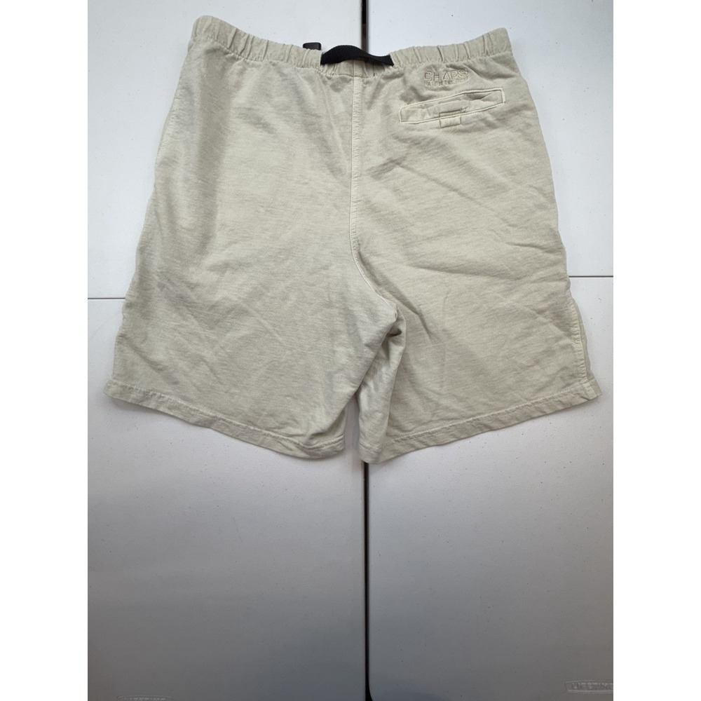Vintage Chaps Ralph Lauren Men's M Belted Knit Shorts Fleece Stretch Sweat - Picture 7 of 7